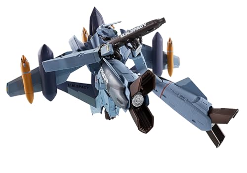 TAMASHII NATIONS - Macross Zero - VF-0A Phoenix (Shin Kudo use) + QF-2200D-B Ghost, Bandai Spirits HI-Metal R Figure by TAMASHII NATIONS - Used condition - US$106.43
