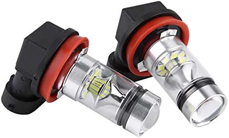 EBTOOLS Led H11 -- 2X 6000K Led Light Bulb Super White 100W Cree Source With Long Life 5000 Hours High Power Led Headlight Bulbs Kit Fog Lights Replacement For Cars H8 H9 H11
