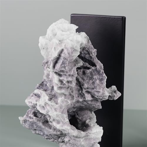 Sujetalibros de mármol decorativos resistentes soporte para libros en escuela y librería 4