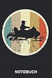  Notizbuch: Schneemobil Motorschlitten Schneemotorrad Wintersport Schnee Winter Sport Retro Vintage Grunge Style  Notizbuch, Tagebuch, Notizheft, Schreibheft  ca. A5 mit Linien  120 Seiten liniert