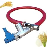Generico Macchina aspiratrice per Cereali, trasportatore a Vite Elettrico da 1500 W con Bocca di Alimentazione in Acciaio Inox, coclea silenziosa per la Pulizia di Cereali, Cemento, Sabbia e polveri.