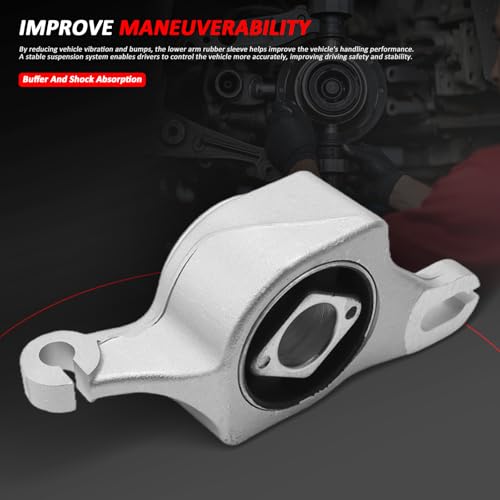 Bomunik 1663300143 1663300243 Lower arm Rubber Sleeve with Bracket 2-Piece Set 2012-2019 Compatible with Mercedes-Benz GLE GLES LG M C292 W166 X166 Peat# 1663300143 1663300243 by Bomunik - Used condition - Image 5