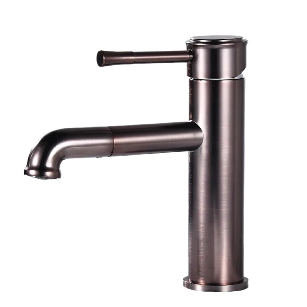 Robinet lavabo eau chaude froide orientable 360° anti-éclaboussure