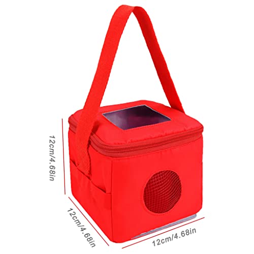 Annmore Bag for Toniebox and Tonies Characters, Red Carrying Case for Creative Tonies Figures, Tote Bag for Kids Toniebox Starter Set, 3 4 5 6 Years Old Girls Birthday Gift - Thumbnail 4