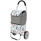 Carro de Compras Plegable, Carro Compra Plegable Multicolor 101x44 cm(A)