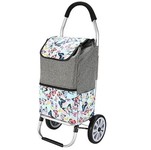 Vhkjewe A Shopping Cart Folding Lightweight(A)