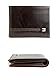 Produktbild GIUDI ® Geldbörse Herren Leder Braun Mittel-Groß Echtleder Rindsleder Vintage Münzfach Querformat Geldbeutel Portemonnaie (Dunkelbraun/Braun)