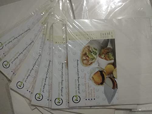 Muskan Collection Butter Paper/Bulk Parchment Paper for Sandwich,Food Wrapping,Cake etc 100 Sheets(Pack of 1) Size-9 x 10 inches by Muskan Collection