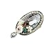 Produktbild BTTNW Brosche Frauen Brosche, Chinese National Art-natürliche Abalone Shell Delicate Shell Blumen-Elegante Brosche Seidenschal Schnalle Zubehör für Frauen und Mädchen