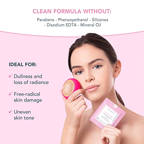 Foreo 6 Piece Ufo,Activated Mask, Glow Addict, 6 Count (Pack Of 1) #TOP1