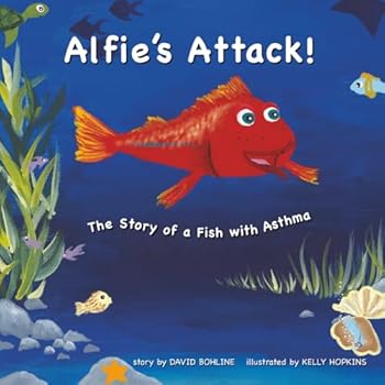 Paperback Alfie's Attack!: The Story of a Fish with Asthma Book