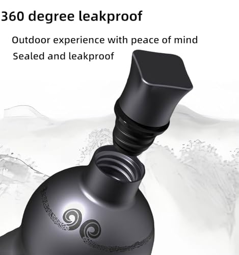 Gourd Water Bottle Retro Sports 316 Stainless Steel 500ml Insulation Cup for Outdoor Travel Cycling and Indoor Daily by Generic - Used condition - Image 5
