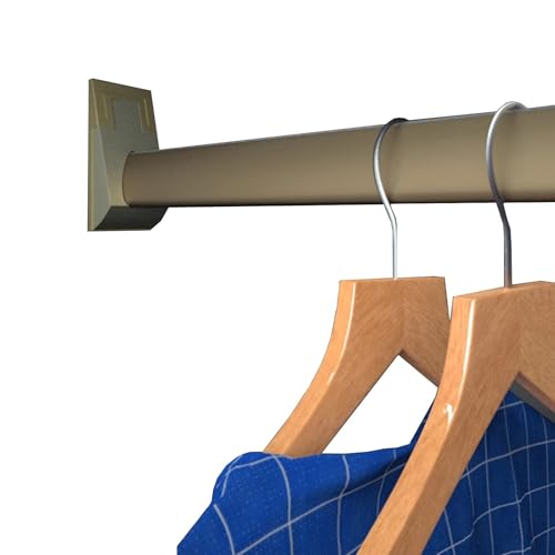 Kleiderstange Schrank Rohr Garderoben Stange Kleiderstange aus Aluminium, 5792127148162cm, verdickte Kleiderstangen für hohe Beanspruchung mit rutschfestem Leisten, platzsparende, individuell zugeschn