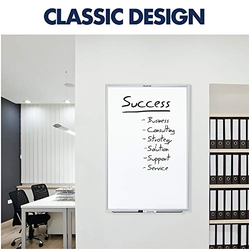 Quartet Magnetic Whiteboard, 8' X 4' White Board, Nano-Clean, Silver Aluminum Frame (Sm538) #TOP4