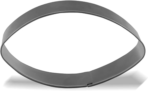 Keewah Football Cookie Cutter, 4 x 2.2 inch, Stainless Steel