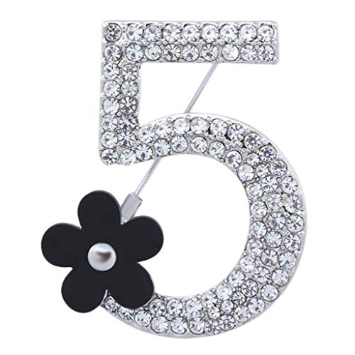 Broche fleurs en cristal CFWSHJ pour customiser un look