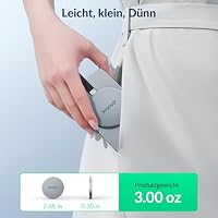 iDsonix Externe Portable SSD 2 TB with USB 4, bis zu 4000 MB/s, Aluminium ultradünn Magnetische SSD, 4K Prore HDR, Externe Solid State Drive für MacBook/Windows/PC/TB3/TB4 – Ansicht 7