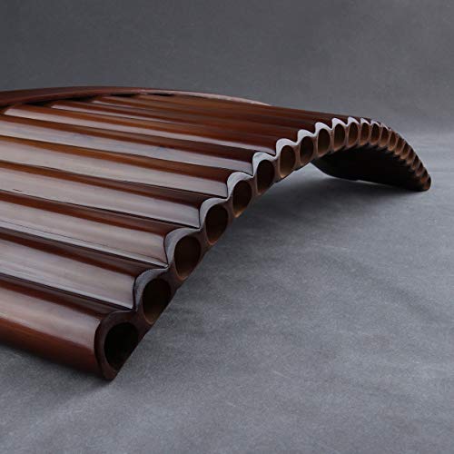 22 Pipes C Key Pan Flute Chinese Traditional Musical Instrument Pan Pipes Easy to Learn (Pan Flute(Left))