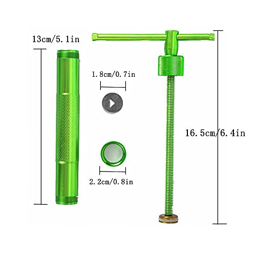 Stainless Steel Clay Extruder Sugar Paste Extruder Cake Fondant Decorating Tool Set Ceramics & Pottery Clay Extruders Mixers & Presses (Green) #TOP2