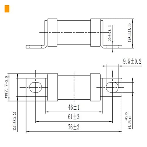 Fusible RS308-HB-4G 50A protégeant les onduleurs des surtensions - 3