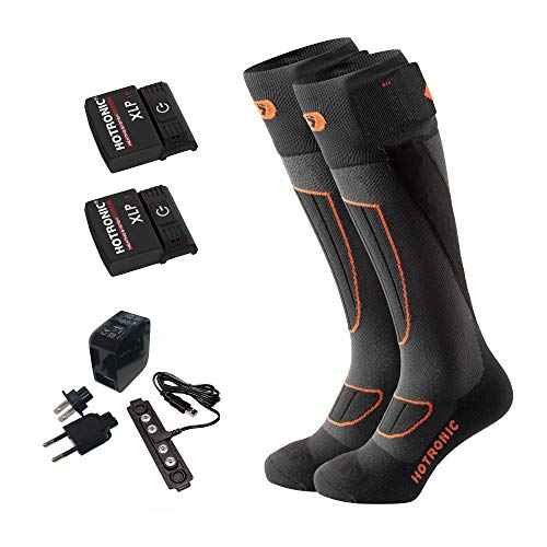 Heat Socks Set XLP 1P Surround Comfort (Größe 390 - 410 anthrazit orange)