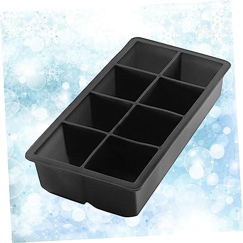 Bandejas de silicona para cubitos de hielo 21 celdas negro miniatura 2