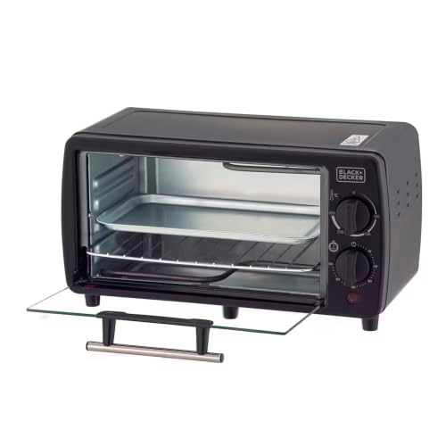 Black Decker Forno Elétrico Pequeno, Assa, Tosta e Grelha, Forninho de Cozinha, Capacidade de 9l, Modelo FT9, 110V