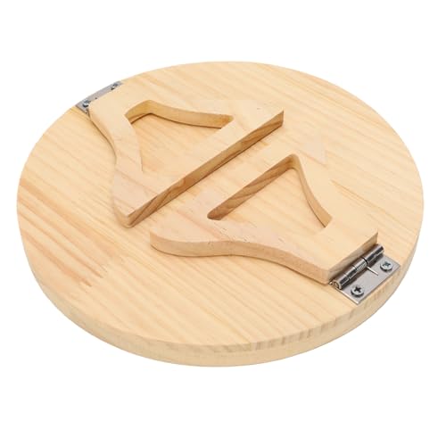 Bandeja para reposabrazos de sofá con clip de madera natural 3