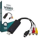 Innovaland USB-Video-Grabber – Videoaufnahmekarte für Windows 2000/XP/Vista/7/10 – Videorekorder und VHS-Player – Digitalisiert Camcorder- und DVD-Aufnahmen – VHS-zu-Digital-Konverter