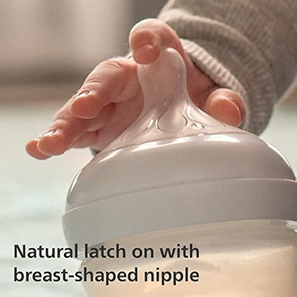 Бутылочка Philips Avent Natural с отзывчивой соской 260 мл, 3 шт (модель SCY903/03)