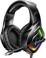 RUNMUS Gaming Headset PS4 Headset with 7.1 Surround Sound, Xbox One Headset with Noise Canceling Mic & RGB Light,...