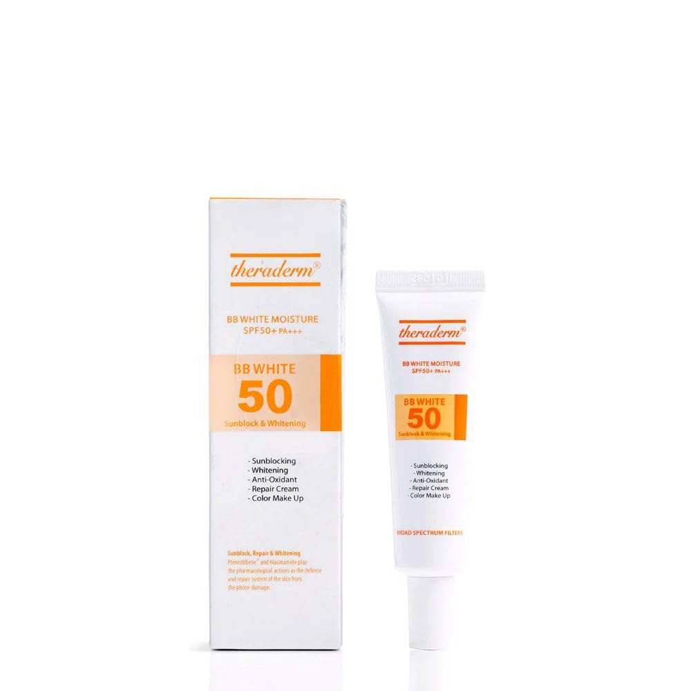 Theraderm BB White Cream Moisture SPF50+++ Sunblock Anti Oxidant Cream For All Skin Types (20g)-picture-37