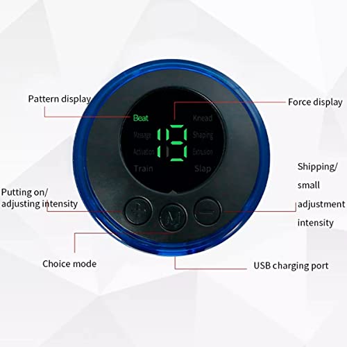 Aparelho Massageador Elétrico Recarregável Portátil p/Dor muscular pescoço pernas coluna lombar sem