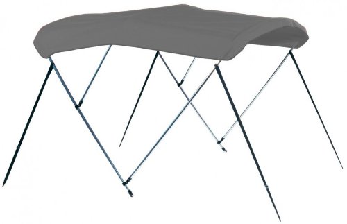 Carver Bimini Top Fabric & Matching Boot 3 Bow Sunbrella - Cadet Grey - For 6'L X 54"H X 79" To 84"W Frame 404A10