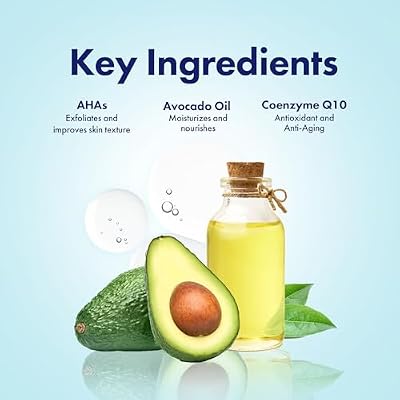 Dermisa Anti-Wrinkle Cream with Alpha Hydroxy Acids, Coenzyme Q10 and Avocado Oil - Hydrating Face Moisturizer for Fine Lines and Aging Skin - 1.5oz