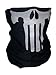 Icon Sportswear Themed Neck Gaiter, Balaclava, Neck Warmer, Face Mask Inspired by Hulk, Breaking Bad, Punisher, Stormtroopers, Guy Faux, Jigsaw, Man Beard and More! (Punished)
