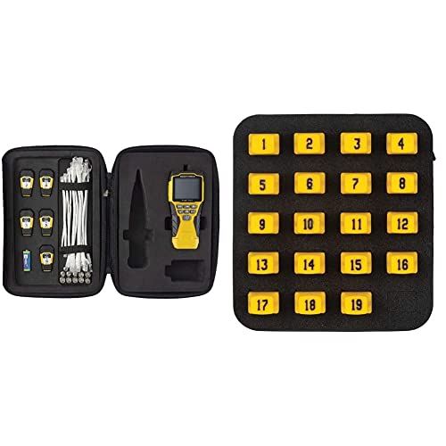 Klein Tools VDV501-853 Coaxial Cable Tester, Scout Pro 3 with Test-n-Map Remote, Includes Remotes #2 - #6, Tests Voice, Data and Video Cable & VDV526-055 LanMap Kit