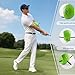 HANQUAN The Connector Golf Training Aid,Simple and Effective Training Tool,Golf Swing Trainer for Posture Correction Practice,Golf Training Aids Helps Train Proper Swing Mechanics,Arm Structure