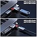 BUISAMG ﻿USB to USB C Adapter, USB C to USB Adapter, 2 in 1 USB A to C Adapter for iPhone 17 16 15,iPad,MacBook,Thunderbolt 4 Converter, for Mac iWatch 11 10, 3-Pack (Grey)