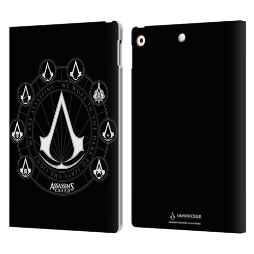 Étui Assassin's Creed pour iPad 10.2 en cuir avec fentes pour cartes