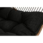Dehner Hängesessel Venezia Schwarz/Beige