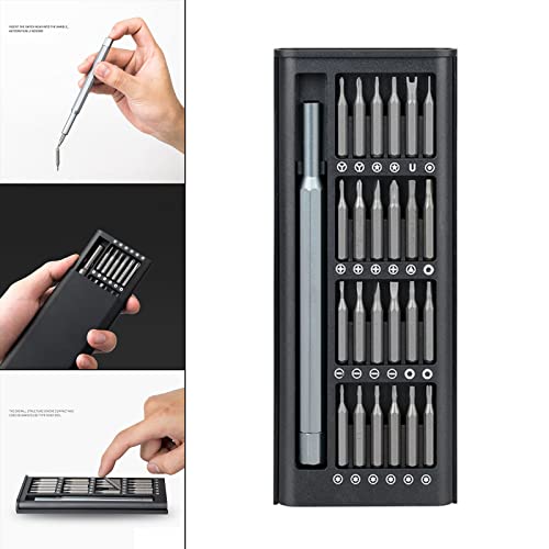 NC Mini kit de chave de fenda 25 em 1 ferramenta manual com caixa de armazenamento Bit de driver mag