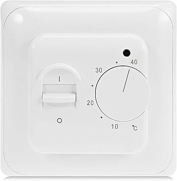KETOTEK Electric Underfloor Heating Thermostats 220V 16A with Sensor Probe [Energy Class A+++]
