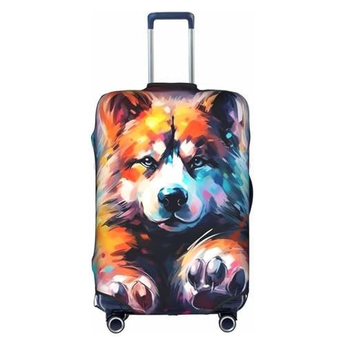 Housse de protection universelle pour valise taille M blanc élastique imperméable