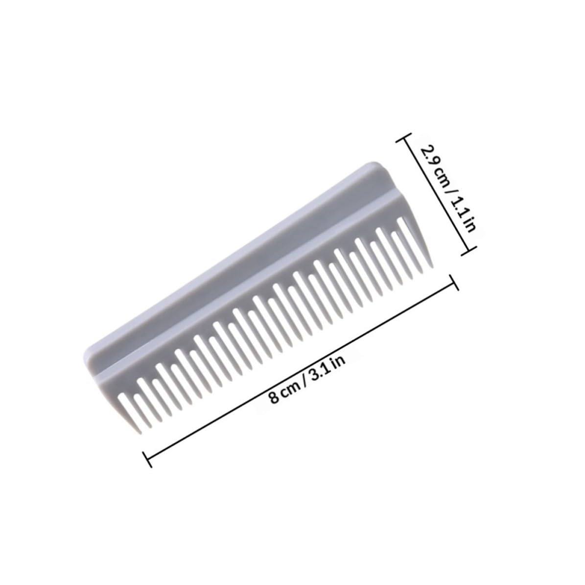 DOITOOL Hair Cutting Combs Versatile Use 2pcs for Scissors with Fine Tooth Design Abs Material Hairdressing Tool for Professional Salon and Home Haircuts