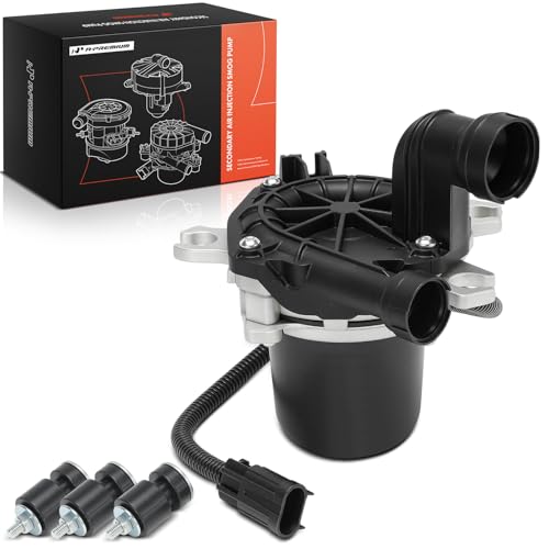 A-Premium Secondary Air Injection Smog Pump Compatible with Chevrolet Malibu 2009-2014 Impala 2014 Cobalt 2009-2010 & Buick LaCrosse 2013-2014 Regal 2013-2015 & Saturn Aura 2009 & Pontiac G5 G6