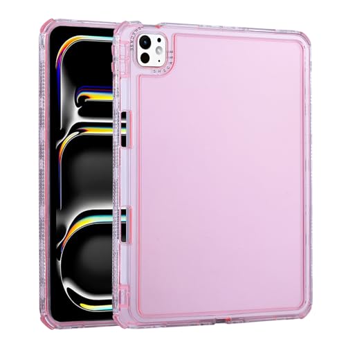 Coque iPad Mini 7/6 rose antichoc triple couche silicone de 8,3 pouces