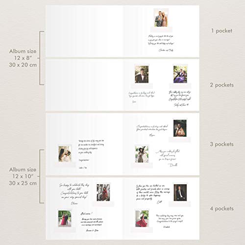 Arcoalbum Polaroid Guest Book, Instax Wedding Guest Book, Polaroid Guest Book With Pockets, Handmade Velvet Guestbook #TOP4