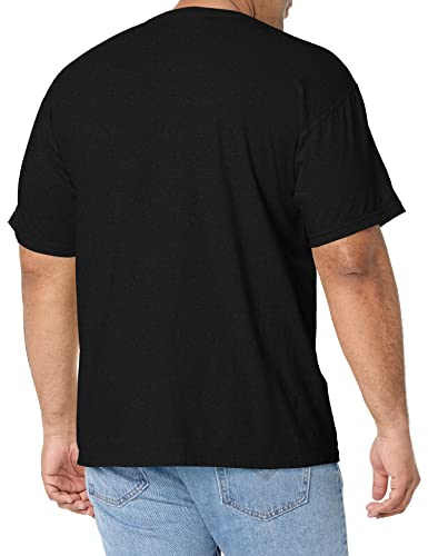 Comfort Colors Camiseta masculina adulto manga curta, estilo 1717, Preto, X-Large