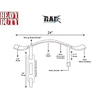 RAD Arm Blaster for Biceps & Triceps - Build Powerful Arms with Bicep Blaster Curl Support Isolator - Bicep Curl Machine - Image 3